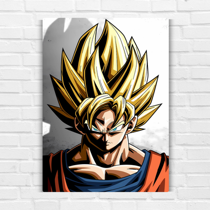 Goku Super Saiyan Metal Poster