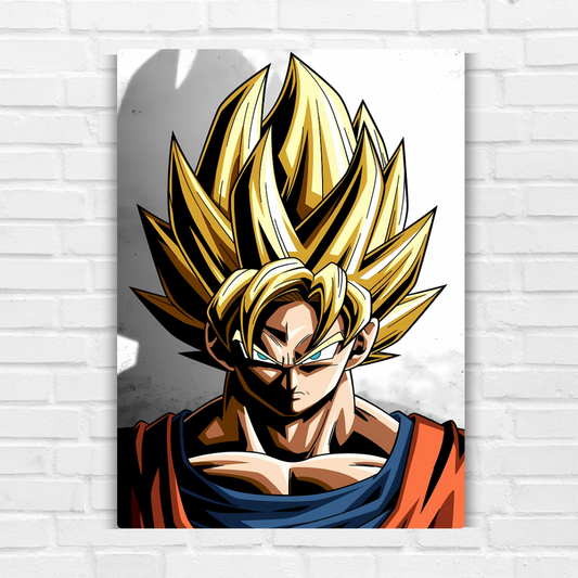 Goku Super Saiyan Metal Poster
