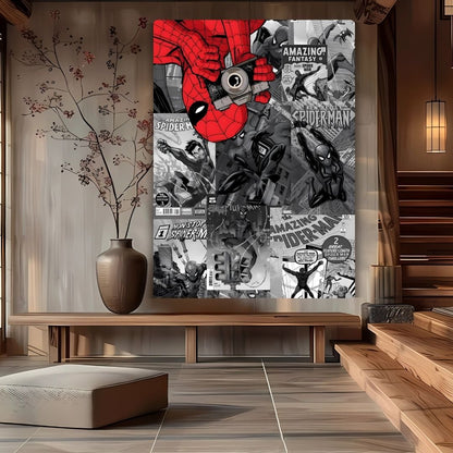 Spider-Verse Collage Metal Poster