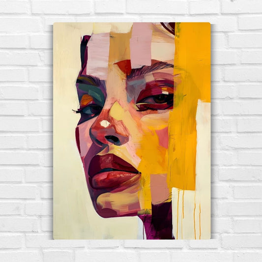 Fragmented Beauty Metal Poster