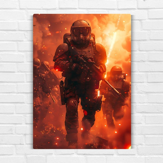 Warborn Metal Poster