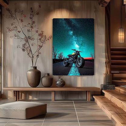 Midnight Rider Metal Poster