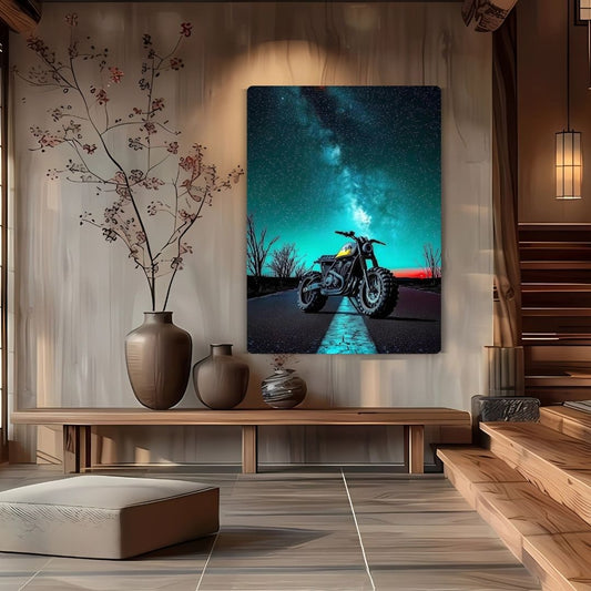 Midnight Rider Metal Poster