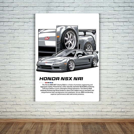 Honda NSX NA1 Metal Poster