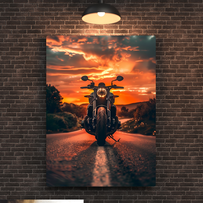 Journey Begins Here Metal Poster