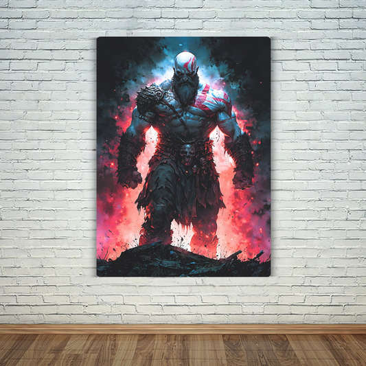 Ghost of Sparta's Fury Metal Poster