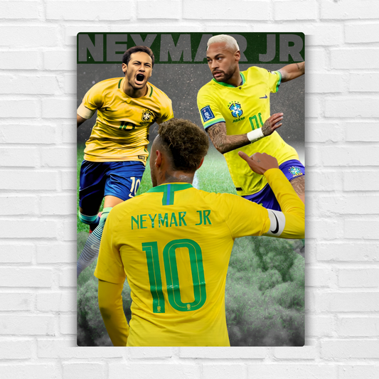 Neymar Jr. Metal Poster