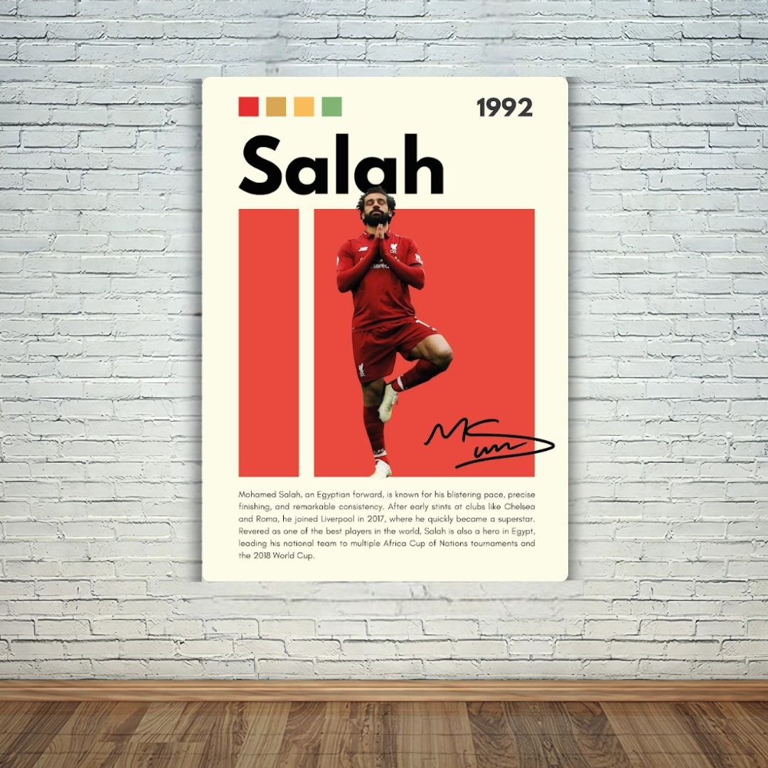 Salah Metal Poster