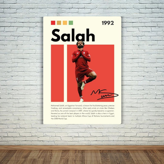 Salah Metal Poster