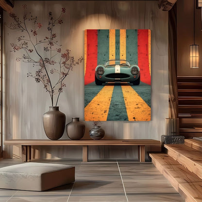 Aston Martin DBR1 Metal Poster