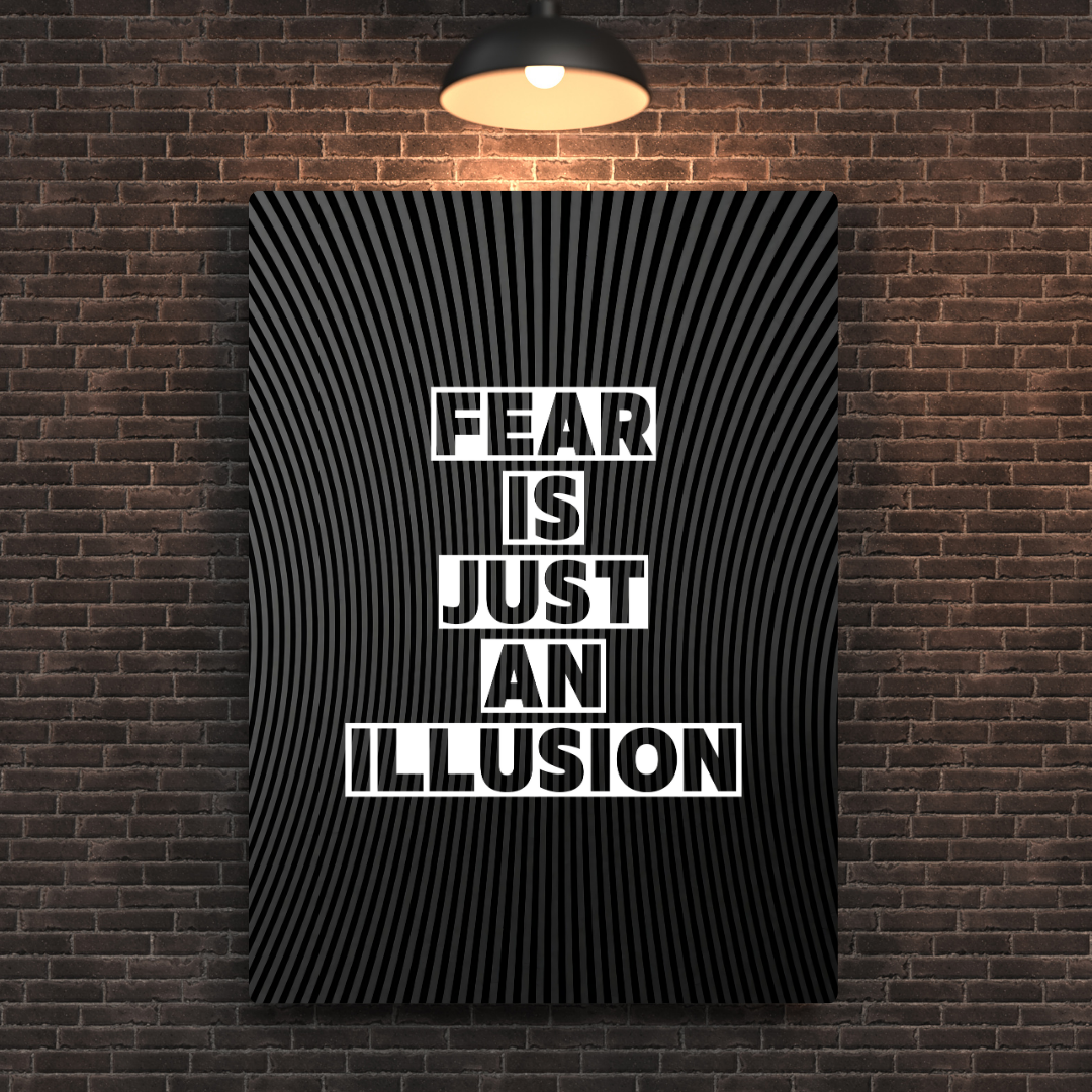 Illusion Metal Poster