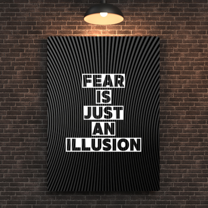 Illusion Metal Poster