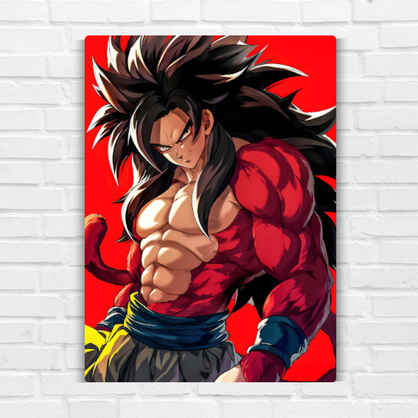 Goku Super Saiyan 4 Metal Poster