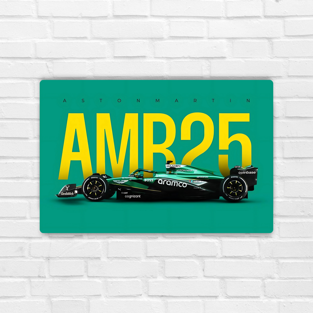 Aston Martin AMR25 Metal Poster