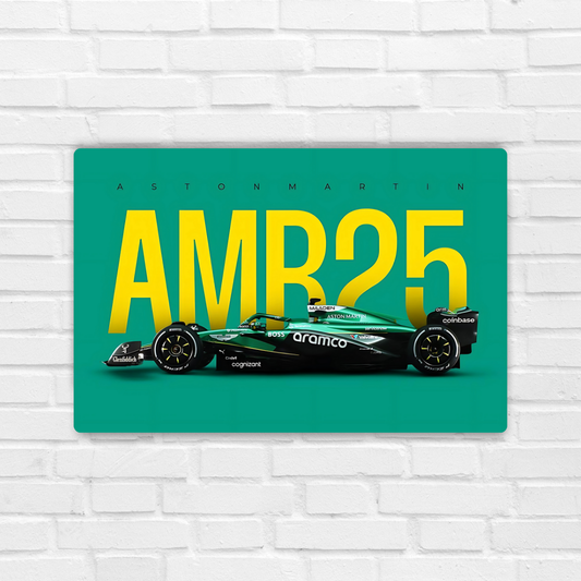 Aston Martin AMR25 Metal Poster