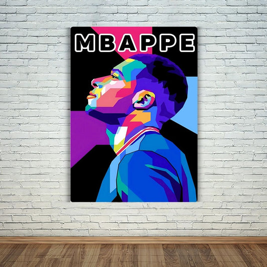 Kylian Mbappe Metal Poster