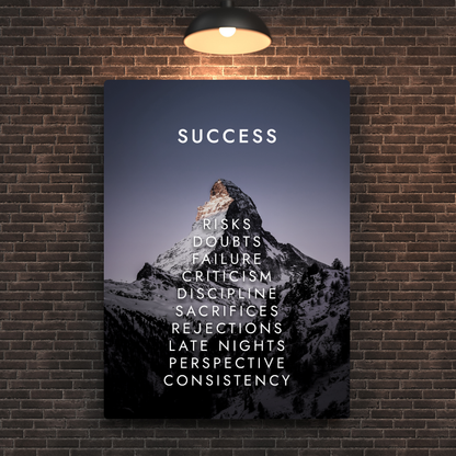 Success Metal Poster