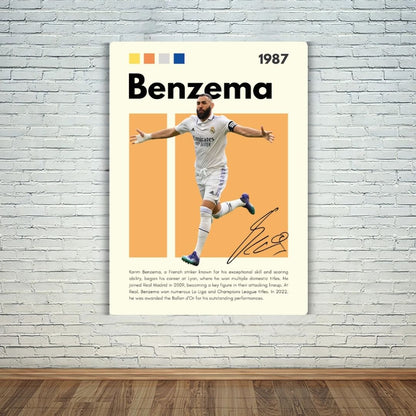 Benzema Metal Poster