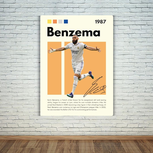 Benzema Metal Poster