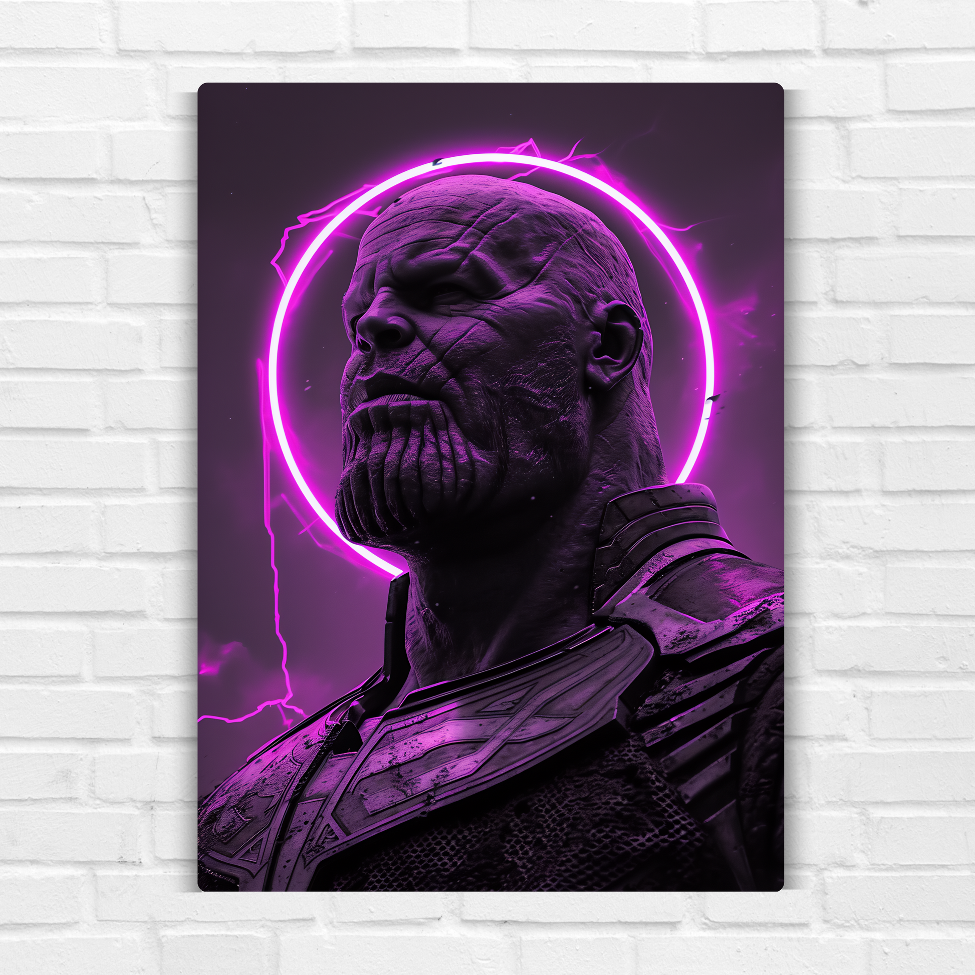 Avengers Thanos Metal Poster - Walltistic 