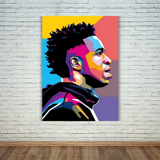 Vini Jr. Metal Poster