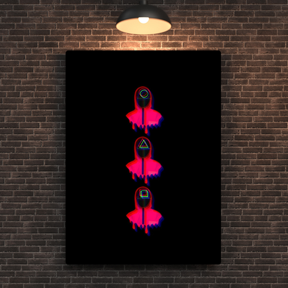 Squid Game Metal Poster