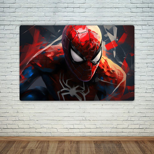 Spiderman's Action Metal Poster