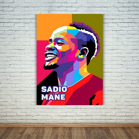 Sadio Mane Metal Poster