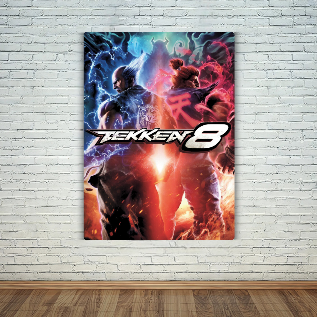 Tekken 8 Metal Poster