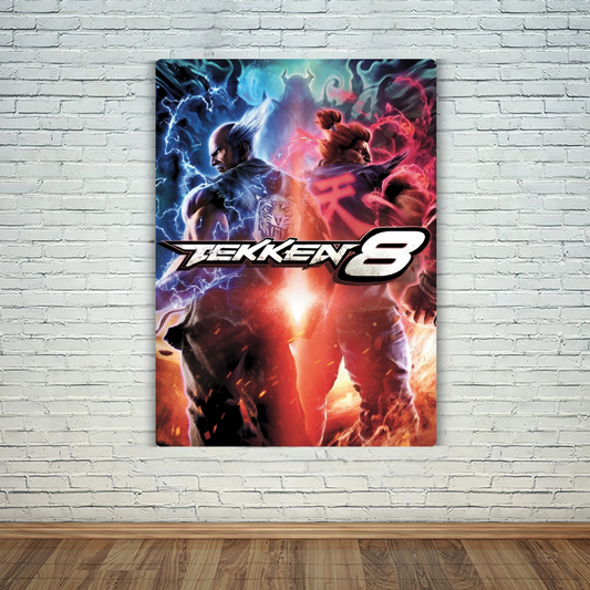 Tekken 8 Metal Poster