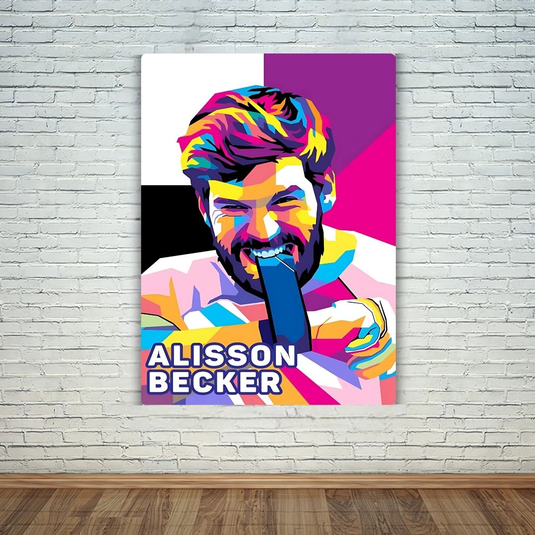 Alisson Becker Metal Poster