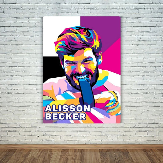 Alisson Becker Metal Poster