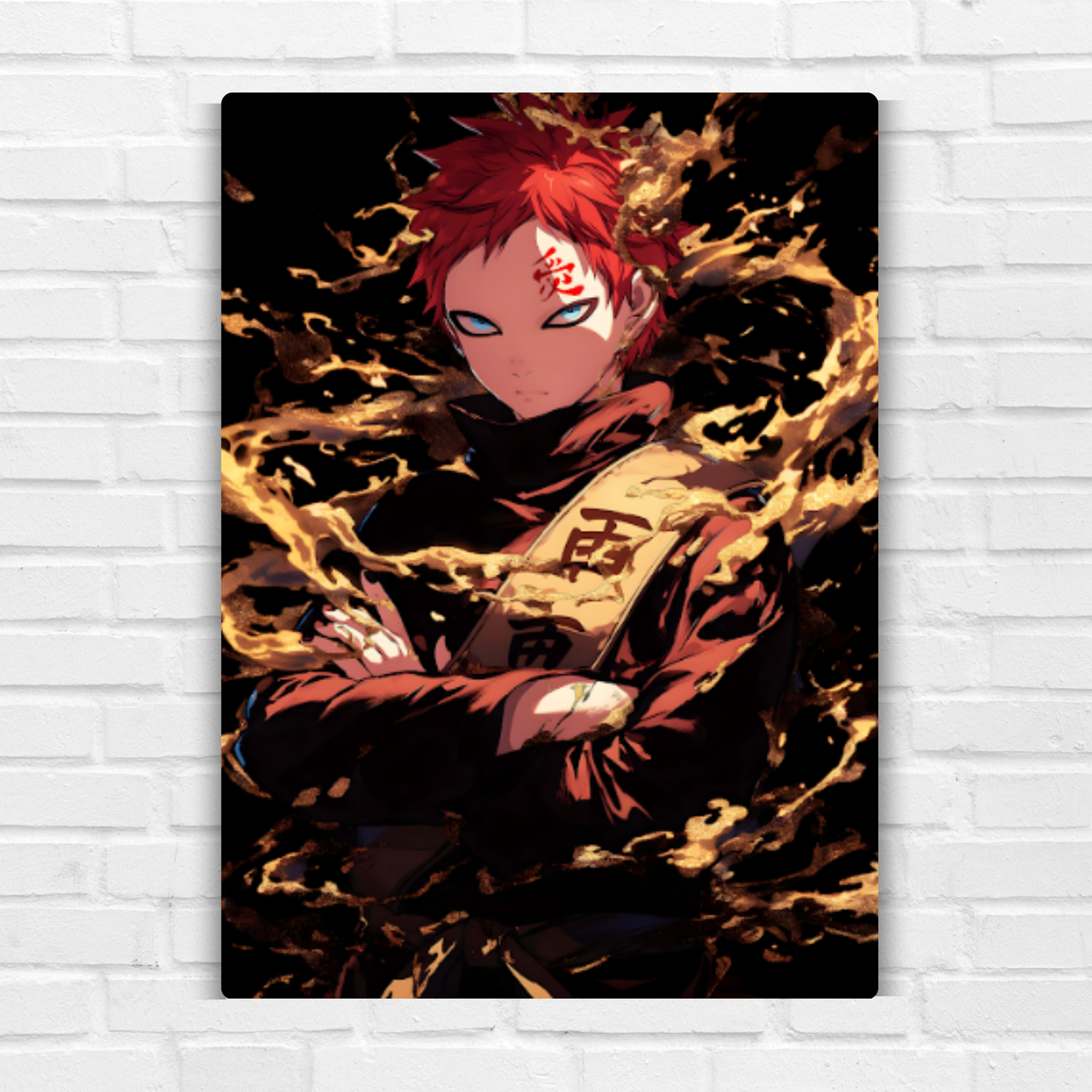 Gaara Metal Poster