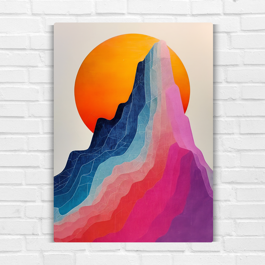 Sunset Metal Poster