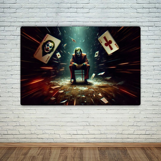 Joker's Action Metal Poster