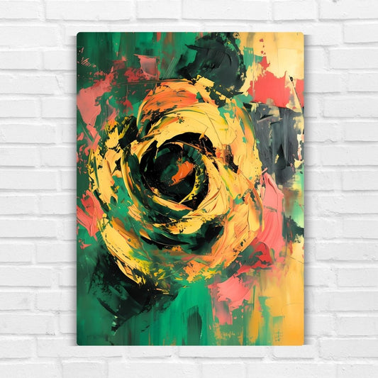 Floral Painting Metal Poster