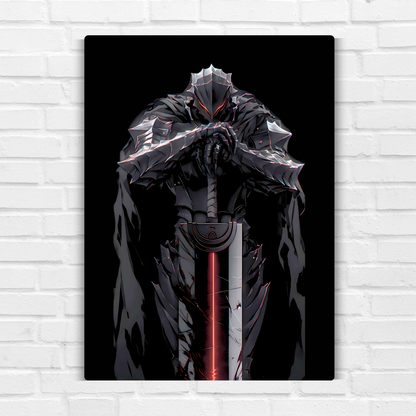 Guts Black Swordsman Metal Poster