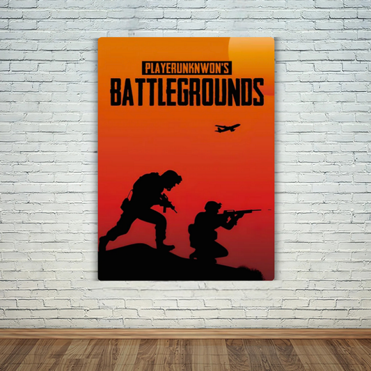 PUBG: Battlegrounds Metal Poster