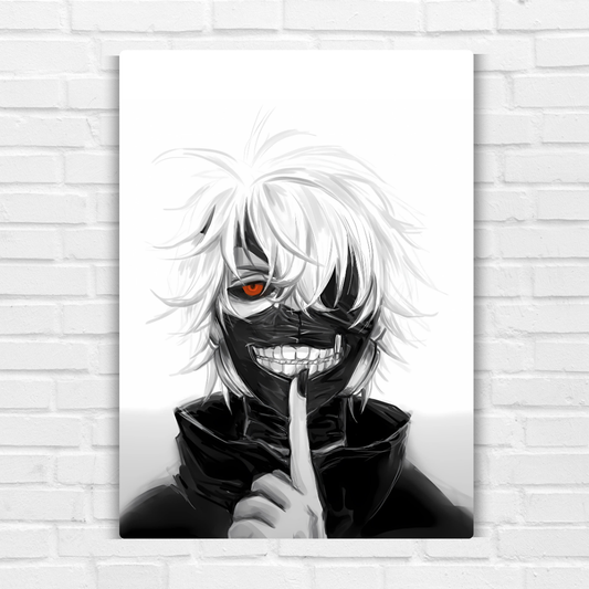 Ken Kaneki - Tokyo Ghoul Metal Poster