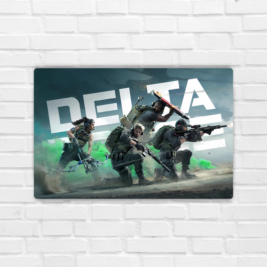 Delta Force Hawk Metal Poster