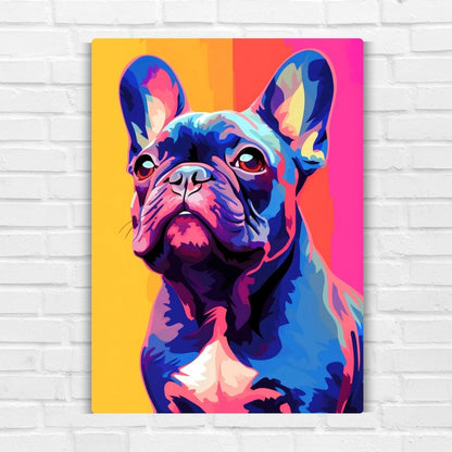 French Bulldog Metal Poster