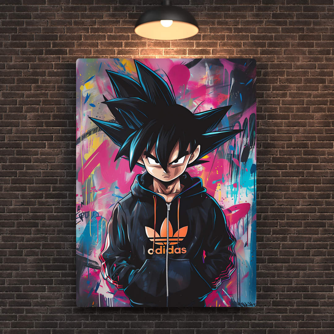 Goku Metal Poster