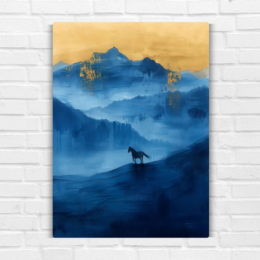 Horse Art Metal Poster