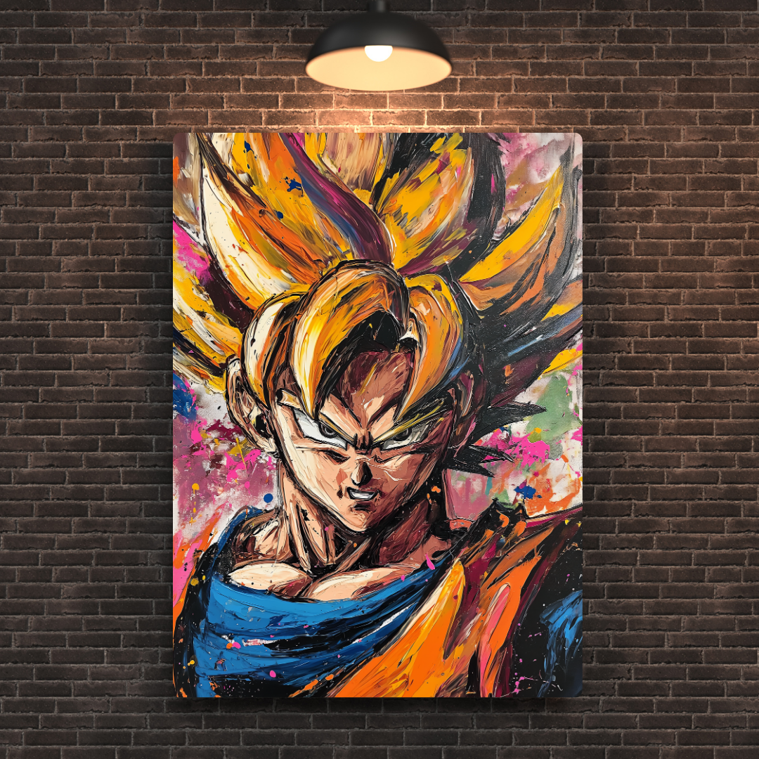 Goku Art Metal Poster