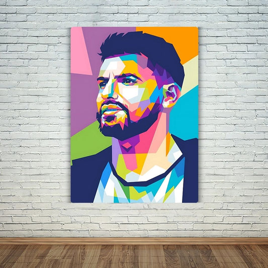 Sergio Agüero Metal Poster