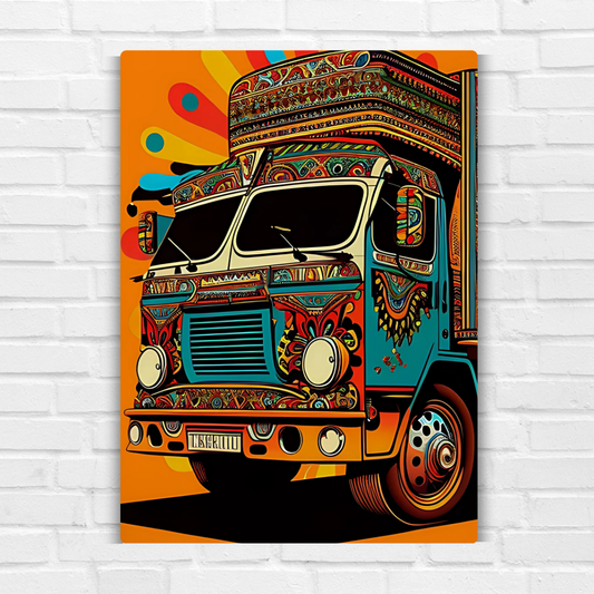 Truck Art Metal Poster