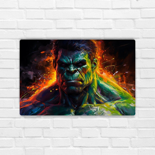 The Incredible Hulk Metal Poster