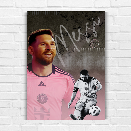 Lionel Messi Metal Poster
