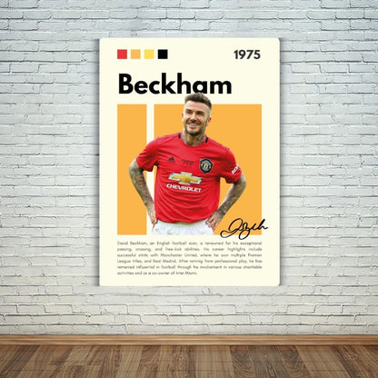 David Beckham Metal Poster