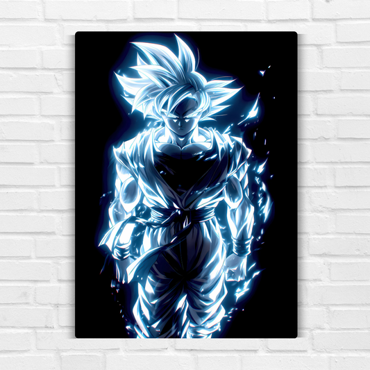 Goku Neon Metal Poster